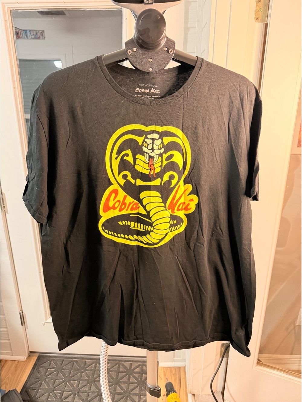 Cobra Kai black graphic T shirt